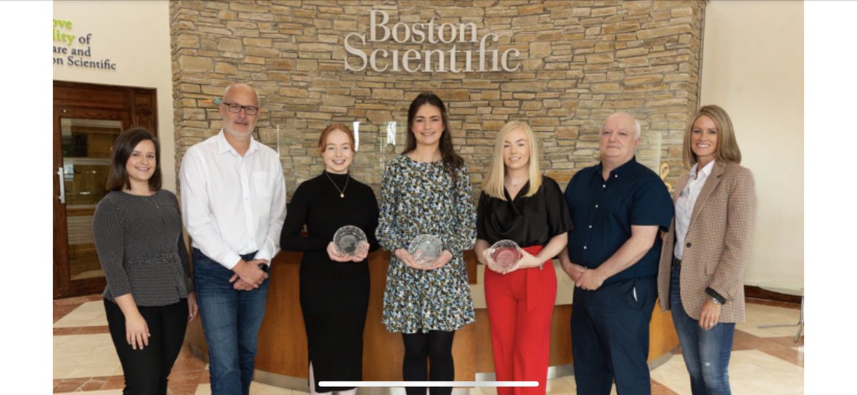 RAISE_Ireland's tweet photo. Congratulations to all the awardees &amp; interns @bostonsci in Galway - particularly to our first awardee of the STEM educator bursary. It was a pleasure to work with the team in Galway in setting up this student teacher award! https://t.co/nr2nr6rHvt
