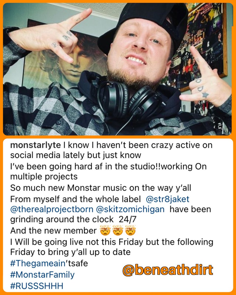 beneathdirt's tweet photo. #Lyte says the whole #MonstarEnt label is working on new music, and a possible new artist. https://t.co/euyOx7ToZO