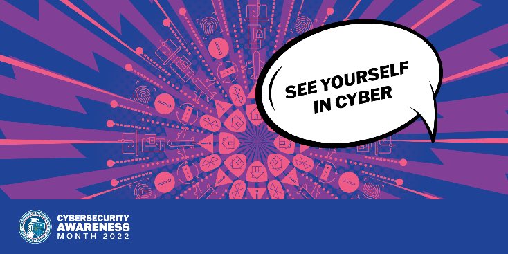 👉So I’m cool with a dedicated month (obvi), but can we all just agree that EVERY month should be cybersecurity awareness month?🤷🏻‍♀️ Whether you’re a network defender or somebody w/an internet connection, we ALL have a role to play in cyber safety. More at go.dhs.gov/ZS8
