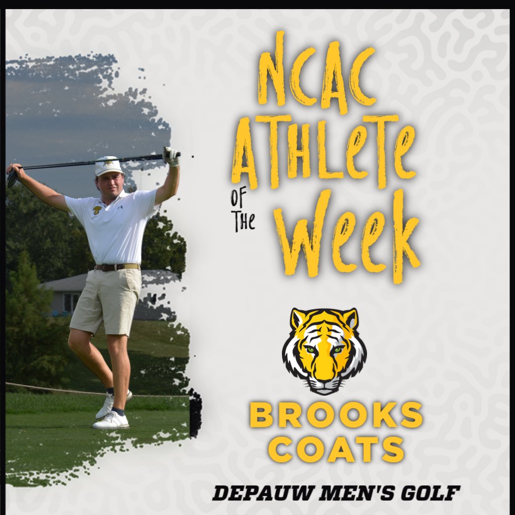 DePauwAthletics's tweet photo. Read about our @NCAC AoW @ https://t.co/TLR84Nelgg
Bella Lauber: @DePauwFH-earned her 3rd SHO in 3-0 Marian (Wis.) win &amp; 5 saves in OWU victory
Brooks Coats:@DePauwGolfM-fired a 148 to win the 2- day Stateline Shootout
Brevon Gude:@DePauwTigersFB-had a school record 4.0 sacks https://t.co/yC5ZblGkxj