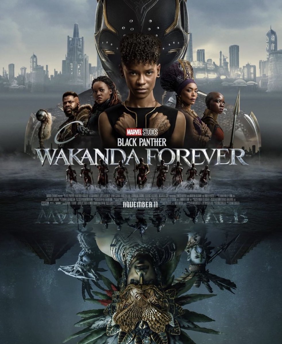 A lot of hard work went into making this film! Shout out to all the stunt performers, actors, crew, production, and my cousin the director #RyanCoogler. November 11th get to the theater and watch #BlackPantherWakandaForever #Actor #StuntPerformer #Marvel #Disney #BlackDirector
