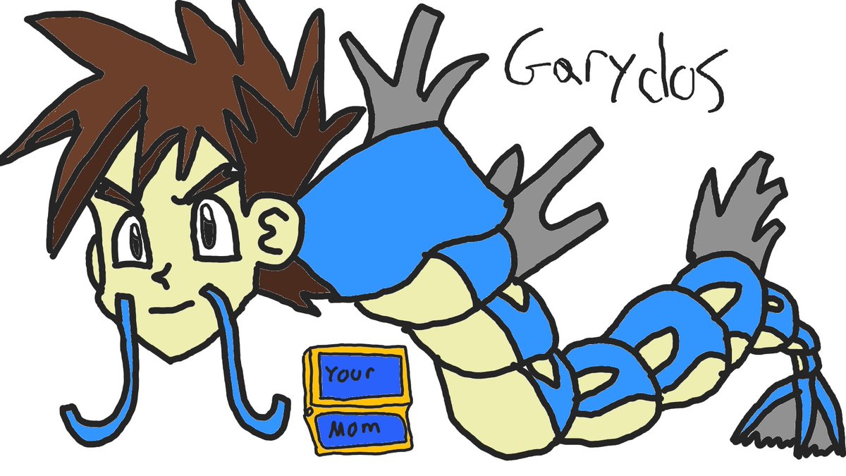 badcursedpkmn's tweet photo. Is it original? No
Did I need to draw it to scratch the itch in my brain? Yes

You are welcome
#pokemon #cursedpkmn #cursed #art #garyoak #gyarados #PokemonScarletViolet #videogames https://t.co/bExUk1zSKw
