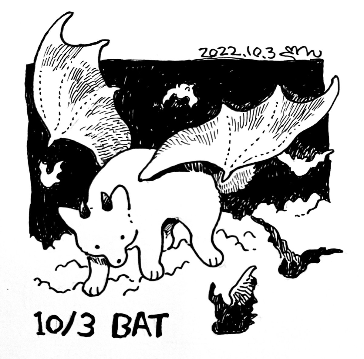 3日目 BAT
#inktober2022 