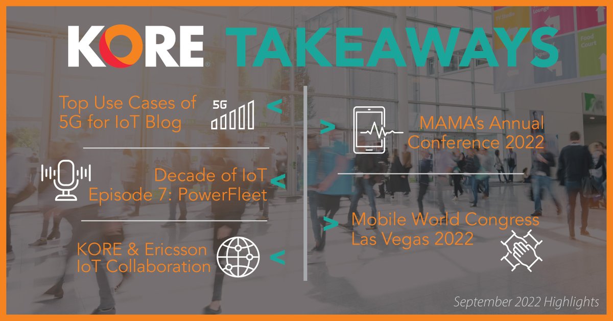 Introducing: KORE Takeaways Newsletter - found only on LinkedIn, where we provide an exclusive summary of all the key happenings this month at KORE! Make sure to subscribe to get monthly updates - go read our first article here! linkedin.com/pulse/kore-tak…