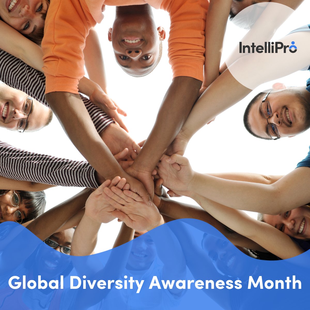 intelli_pro's tweet photo. Happy Global Diversity Month! Diversity is fact, but inclusion is a choice we make every day. Let’s celebrate the positive impact diverse voices can have on a company, its community, and society.

#Diversity #GlobalDiversityMonth #DiversityatIPG #DEIatIntelliPro https://t.co/DiUswPoUS6