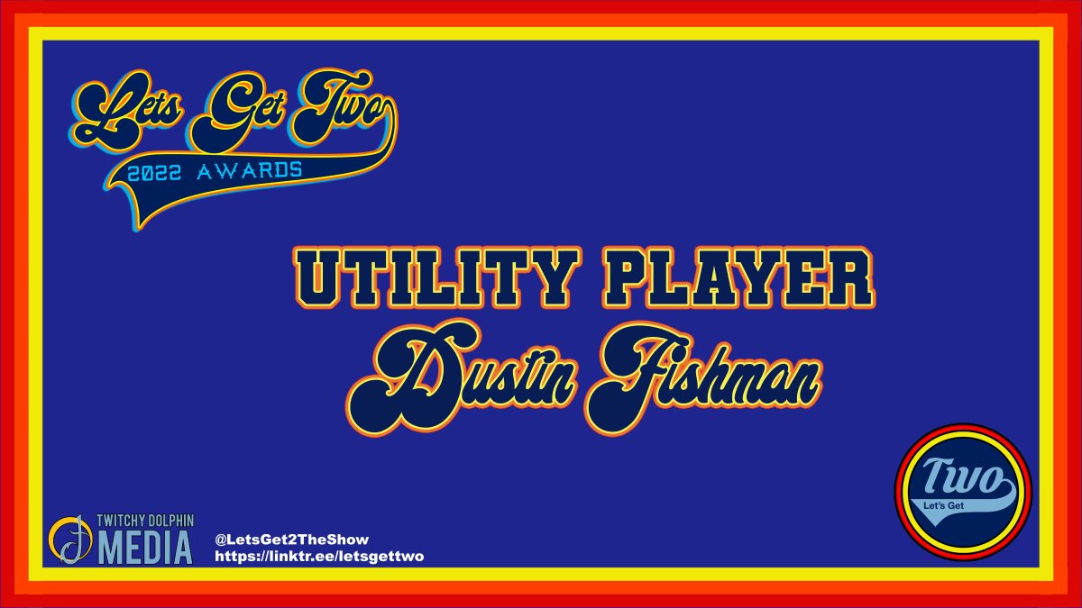 ballparknation's tweet photo. It's #DottieAward season! #LetsGetTwo congratulates the winner for #UtilityPlayer of the Year, Dustin Fishman. He's a jack of all trades for the @cchooks 

Vid: https://t.co/82L2PD64gp 
Apple: https://t.co/Fb4AaWQRTo 
Pod: https://t.co/cm0I66TdV6 https://t.co/Ke3W2RJj9p