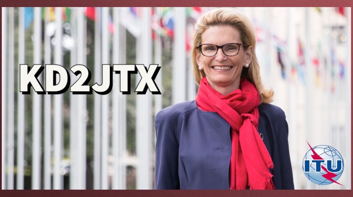 Doreen Bogdan-Martin, KD2JTX, is Elected as ITU Secretary General

The ITU, the United Nations specialized agency for information and communication technologies, elected Doreen as the first female SG and only the third to hold an amateur license in the position!

#hamradio