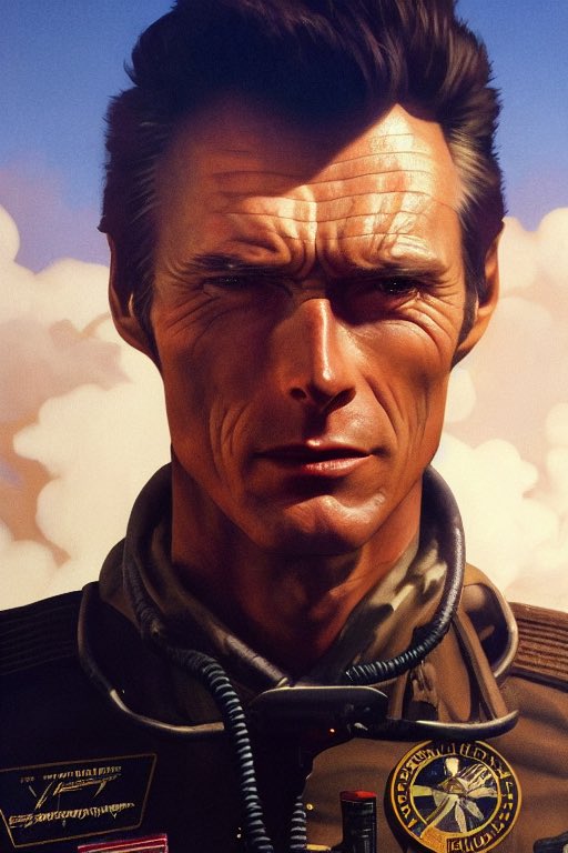 edu_yeh's tweet photo. Top Gun - prequel
Starring Clint Eastwood
Co-created with #midjourney
#TopGunMaverick #clinteastwood #AIart #virtualactor https://t.co/9dv5Ox3FDU