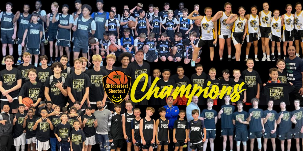 Let's hear it for all the champions of #ZGNERR &amp; #ZGOktoberfest 👏

A BIG thank you to all the teams and staff that made this another successful weekend ✅

#PathToTheBelt l <a href="/ZeroGravityBB/">Zero Gravity Basketball</a>
