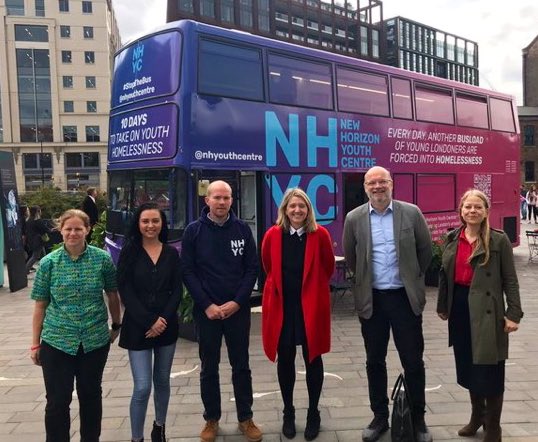 Spent morning with <a href="/NHyouthcentre/">New Horizon Youth Centre</a> &amp; homeless charities discussing urgency of youth homelessness. 

Every day around 74 young people become homeless. 

Services already at breaking point, more cuts will leave young people with nowhere to go. 
#stopthebus  

nhyouthcentre.org.uk/stopthebus/