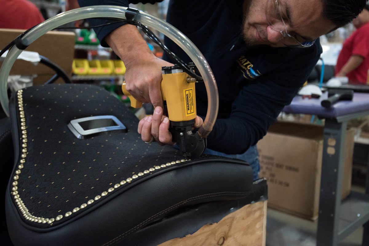 gpmanufacturing's tweet photo. Decorative nails are just one of the many customization options you can choose from when you order chairs from Gary Platt. Unsurpassed comfort, quality, and design is what we do, contact us today to get started! https://t.co/BPsESZ8Olj