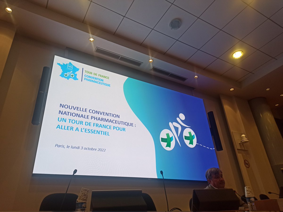 Présentation ce soir de la nouvelle convention pharmaceutique par <a href="/fspfsyndicat/">FSPF</a> et <a href="/Assur_Maladie/">Assurance Maladie</a> 
Étape 1 ➡️ Paris 
👉 Le pharmacien acteur de santé publique : dépistage, vaccination,  parcours ville-hopital, espace numérique, conseil et accompagnement des patients...