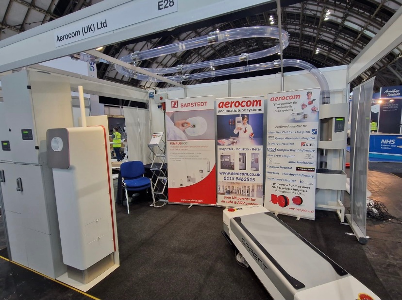 After a hard days work our stand is up and we are ready for IHEEM 2022! 

Call by our stand E28 and say hello if you are attending the <a href="/HCEstates/">Healthcare Estates 2025</a> conference in Manchester tomorrow

Our team are looking forward to a busy couple of days

#aerocom #IHEEM #HealthcareEstates