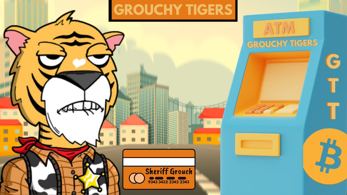 PPElephantYT's tweet photo. They Say its hard to teach an old dog new tricks. 

Not the case for my Sheriff Tiger @GrouchyTigers 

He has picked up his Grouchy Tiger Tokens, and is ready to spend them. 
Checkout their Discord https://t.co/215rgRRnvG

You could win some Cool Stuff!
#nft #eth #tigers #web3 https://t.co/QkYF23RWQp