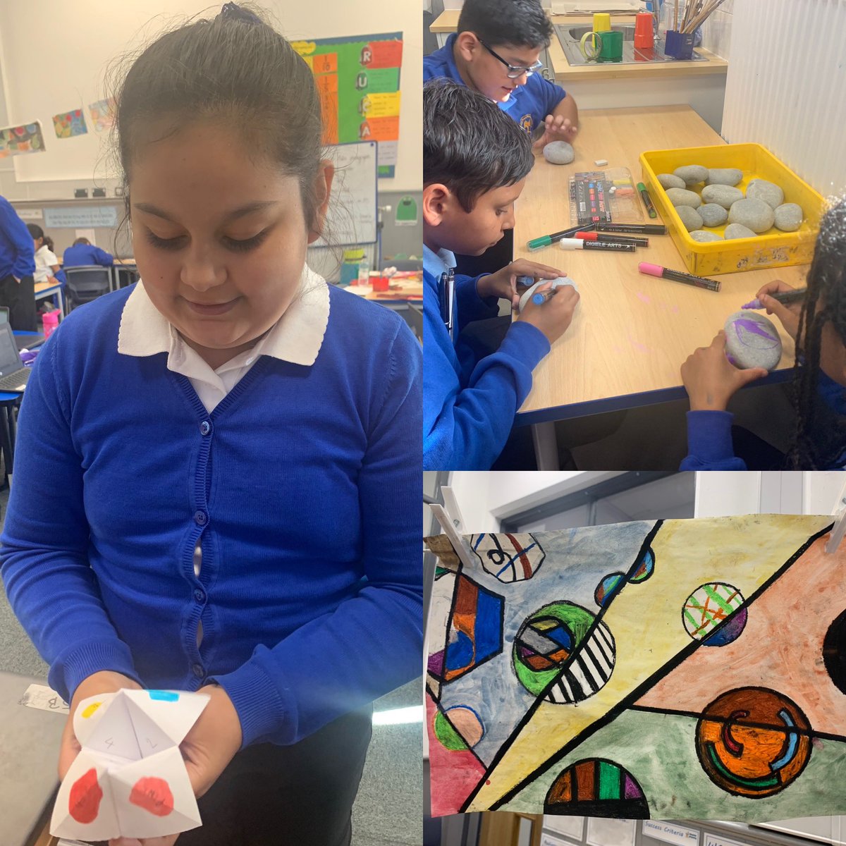 nppschool's tweet photo. 5B spreading the positivity during Wellbeing Week 🙂 #nppsch #nppschwellbeing #nppschcreative #zonesofregulation #nppschmaths #geometricart https://t.co/rQ25lnLvP4
