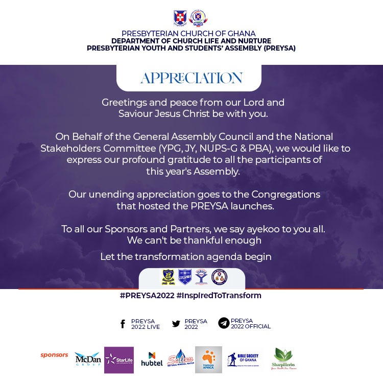 ChairmanListo's tweet image. Aseda nkoaaa #PREYSA2022 #InspiredToTransform