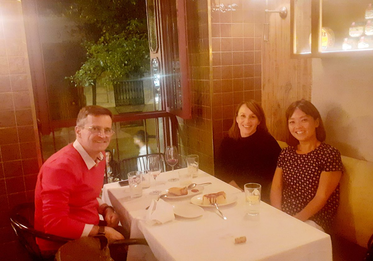 WarnLekfuangfu's tweet photo. Today at @EconomicsUc3m, we had fun and learnt a lot from @emma_tominey with her talk on "First generation elite: the role of school networks". And a yummy dinner to finish off  - with wine recommendation from @cabralestweet https://t.co/xJIqXeb8wH