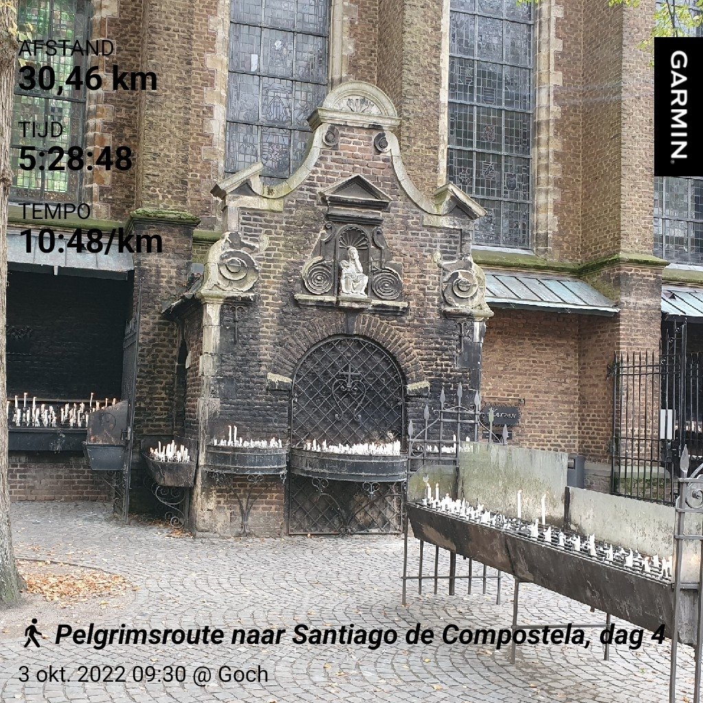 #Pelgrimsroute naar #Santiago de #Compostela, dag 4

#GochNess (D) (Goch-Kessel) - #Kevelaer (D): 30,46 km

#SantiagoDeCompostela
#GochKessel