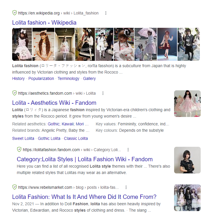 Sweet Lolita, Lolita Fashion Wiki