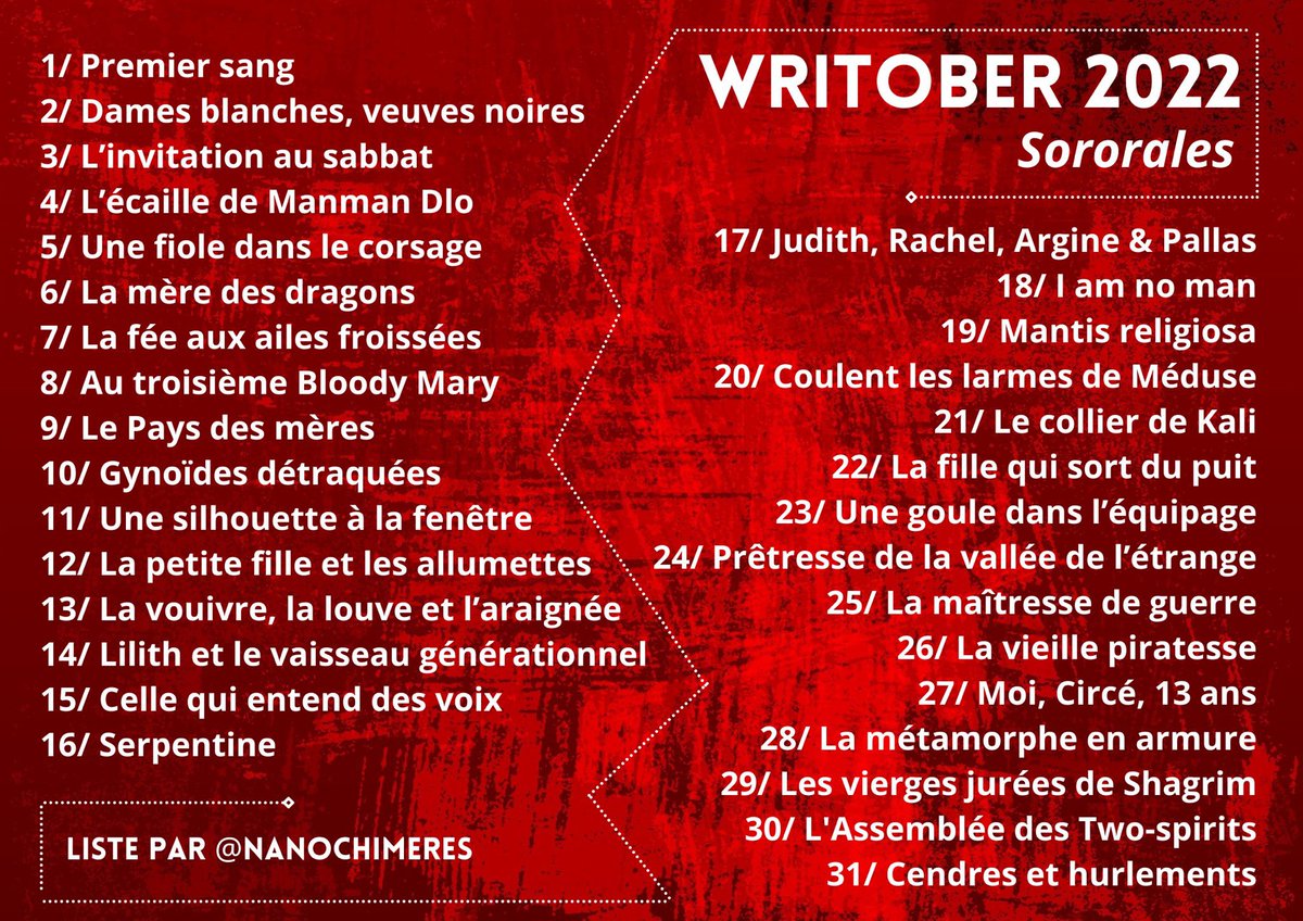 AdelaideVesler's tweet photo. #writober J03
Depuis trois jours que Lilith usait ses sorts de révélation contre l'étrange carton noir orné d'un unique mot : "Invitation".
Dépitée elle le jeta au feu. Aussitôt une fumée noire vint graver dans sa paume date et heure.
Lilith souris. Elle était conviée au Sabbat. https://t.co/2XxS9liIyA