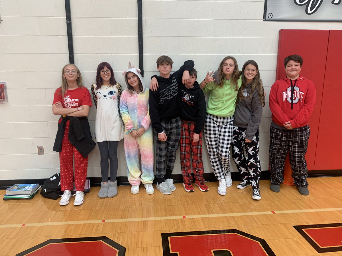 It’s PJ day at PCMS!