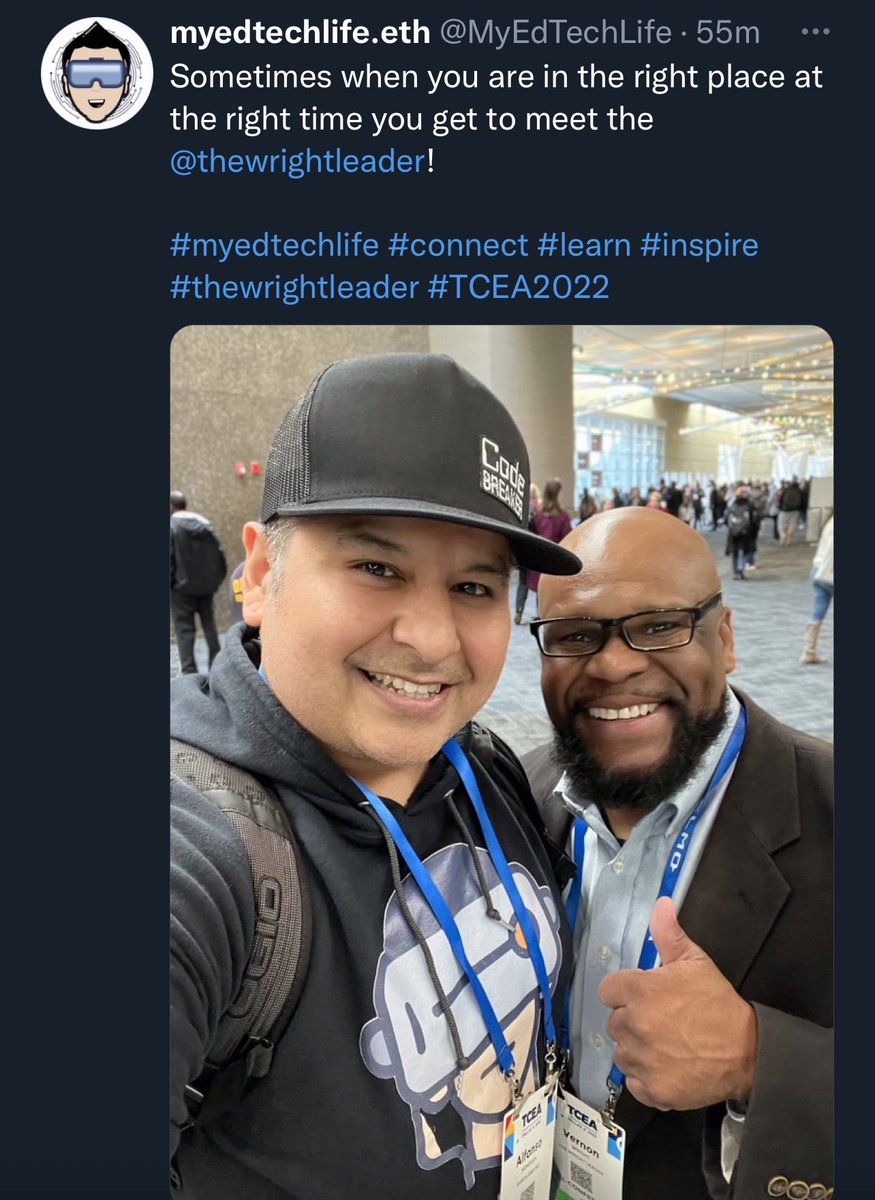 thewrightleader's tweet image. Thank you @TCEA for making this moment possible! So many great things have come from this and more will in the future!
#TCEA #TCEA22
#TheWrightSpeaker