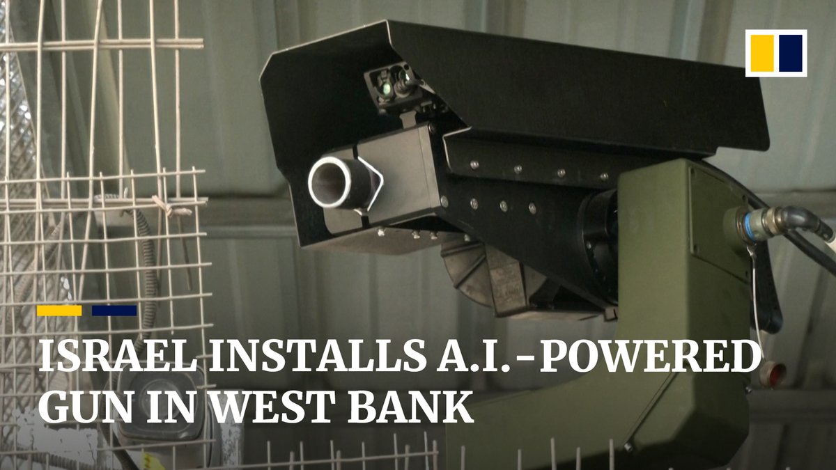 Israel installed this AIpowered weapon at a West Bank checkpoint. The