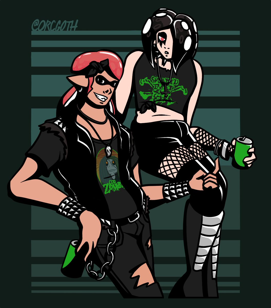 OrcGoth's tweet photo. So. Splatoon, huh? https://t.co/cZO6PwvMj6