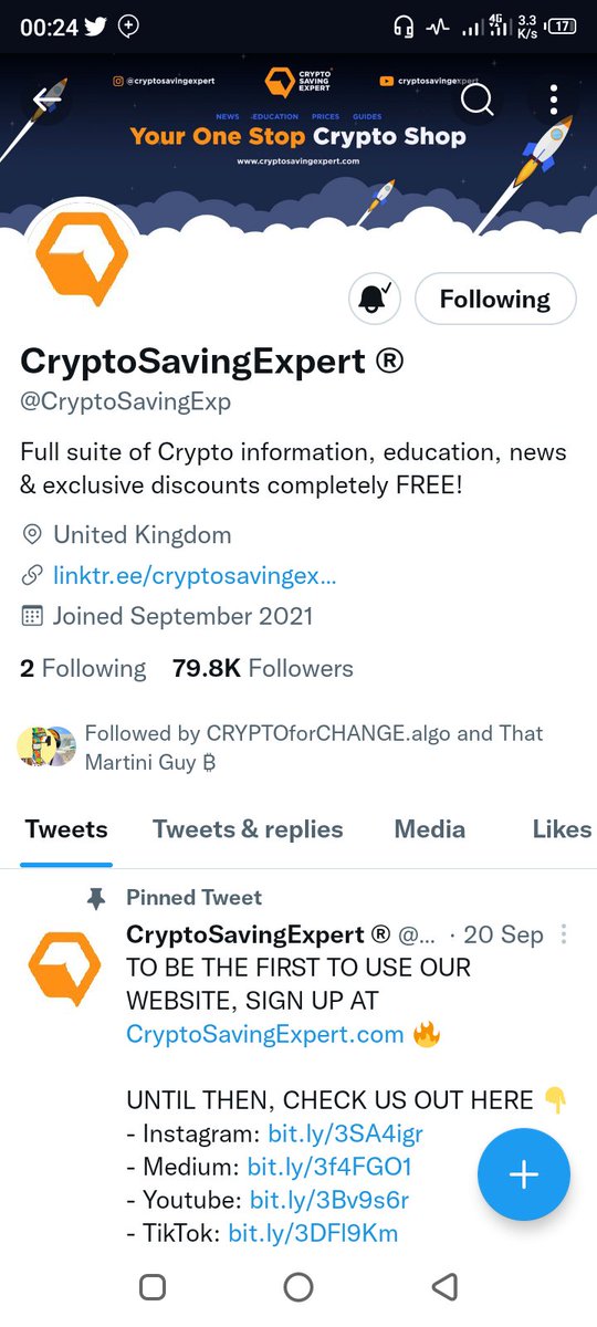 RobbonTeku's tweet photo. @MartiniGuyYT @CryptoSavingExp All done https://t.co/0vmWR66EpY