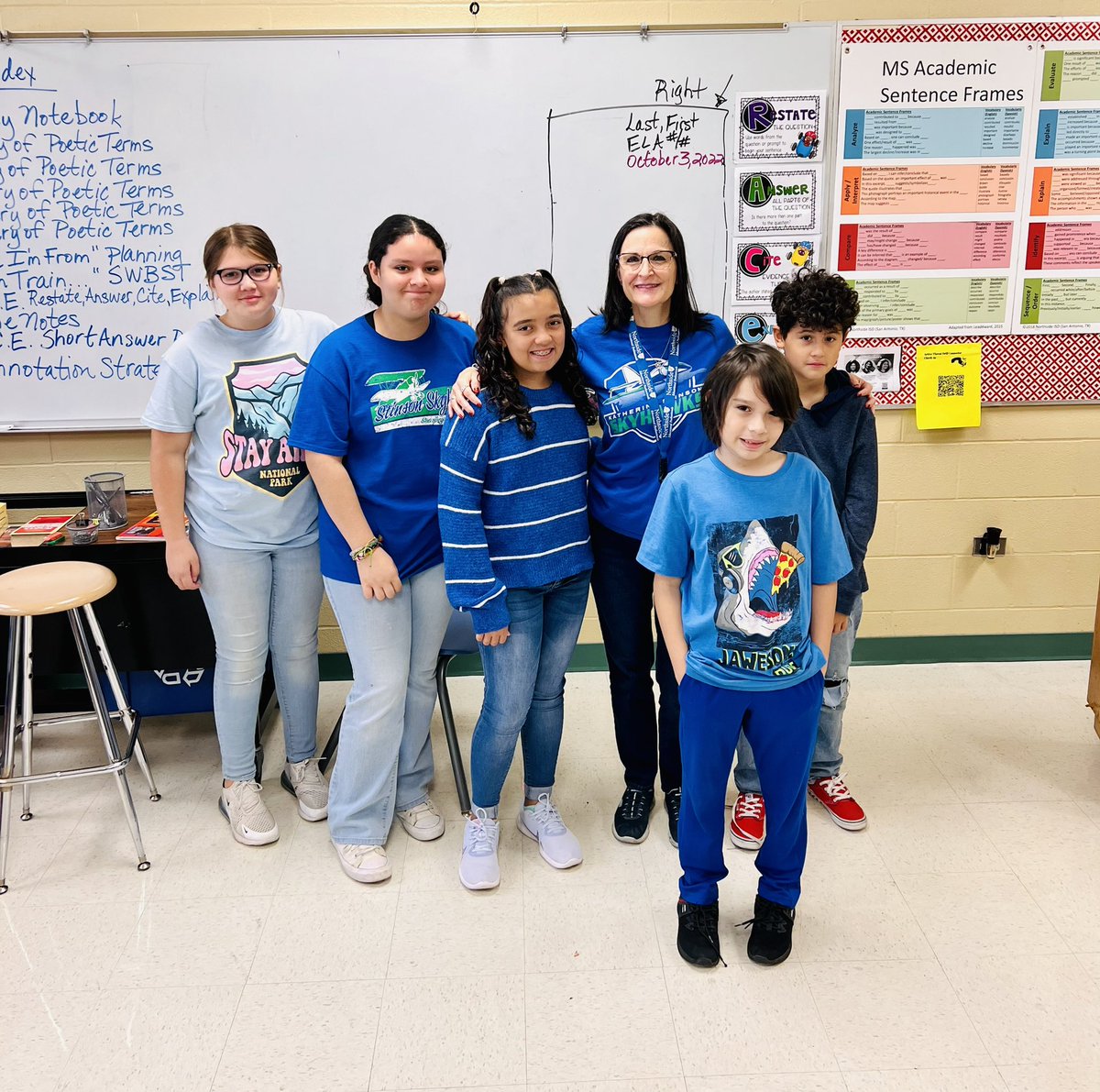 Make the decision to be an #Upstander 😇 ##SkyhawkPride 💙💚 #APStin ✨ #imsogladwehadthistimetogether 👂🏼