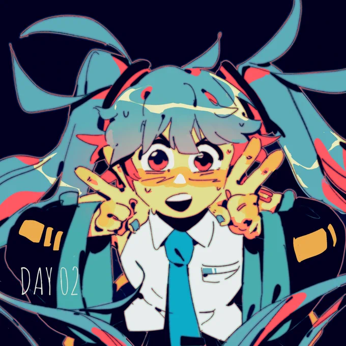 Mikutober 1-3Its illegal to draw anything other than Hatsune Miku in October 