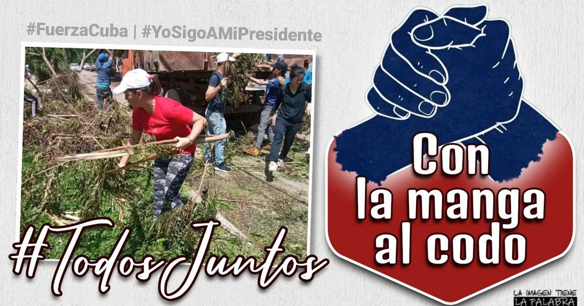 No existe fuerza más grande que la unidad y la voluntad de sobreponerse a las dificultades, así lo demuestran cada día los jóvenes cubanos. 

#MejorSinBloqueo #Cuba #FuerzaCuba #FuerzaPinar #CubaPorLaVida #CubaPorLaPaz #TodosJuntos