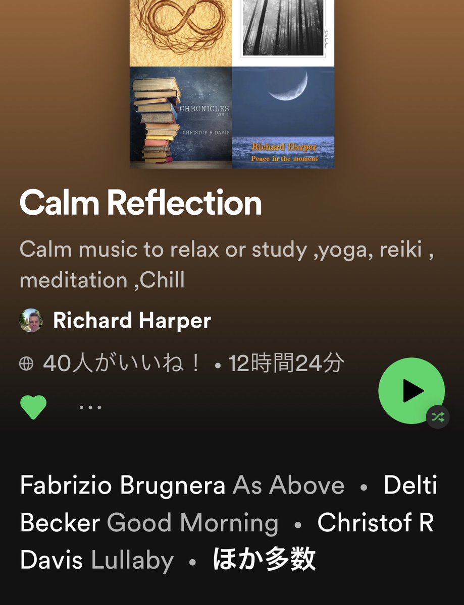 <a href="/byebyefish/">François Maillard - Byebyefish</a> <a href="/BLUEAURORA1/">RICHARD HARPER</a> <a href="/HaveACigar_mu/">Have a cigar/Listening Wind</a> <a href="/SherryFinzer/">Sherry Finzer</a> @AndreaSertori <a href="/DimitrisKoront1/">Dimitris</a> Thank you <a href="/byebyefish/">François Maillard - Byebyefish</a> sharing this playlist 🌱👋