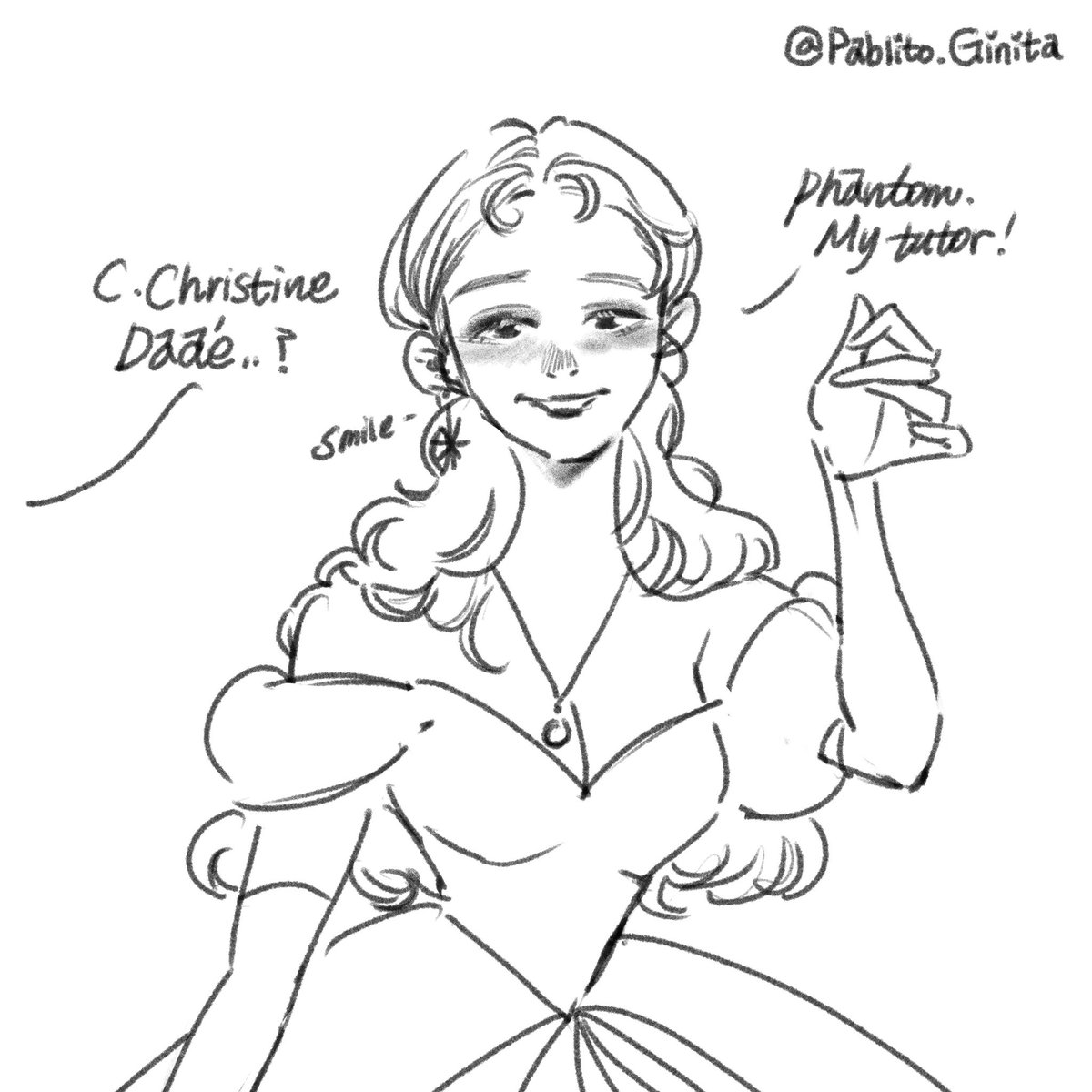My music tutor

#ChristineDaeé #phantomoftheopera #illustration #musicalshow #pablitoandginita   #파블리또앤지니따_오프더레코드  #파블리또앤지니따
