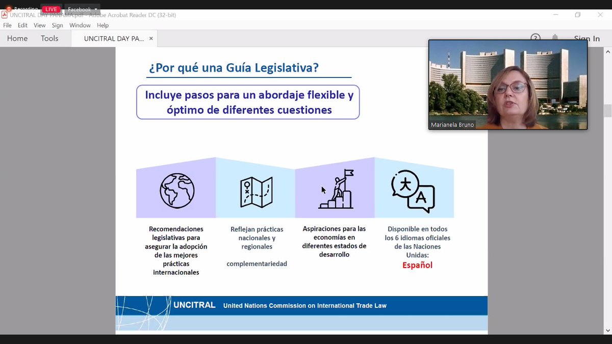 Continúan las celebraciones del día #UNICTRAL 🇺🇳 a lo largo del continente americano 🌎 y africano 🌍 las cuales se prolongarán entre los meses de septiembre y diciembre. 1/9