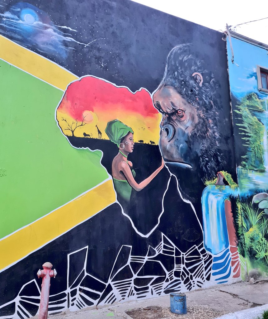 dempsterchung's tweet photo. New community-led mural project in Tivoli Gardens 3/4
#lifechild #ArtEvolution #DowntownKingston https://t.co/sCy0wgObur