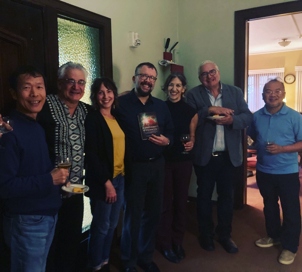 pilgrim_travels's tweet photo. What a joy to celebrate the launch of Christopher Hadley, SJ’s book, a Symphony of Distances:  Patristic, Modern, and Gendered Dimensions of Balthasar's Trinitarian Theology

https://t.co/6yfj8drfh0

@JSTSCU @hadley_sj https://t.co/XzmlkSu6yC