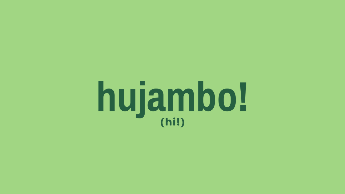 HekimaPlace's tweet photo. Hujambo! We're so happy that you found us here but think that you'd really enjoy the conversations and updates on accounts where we're much more active. Please follow us (if you're not already) on Facebook and Instagram @HekimaPlace https://t.co/BcynP9Ytcd