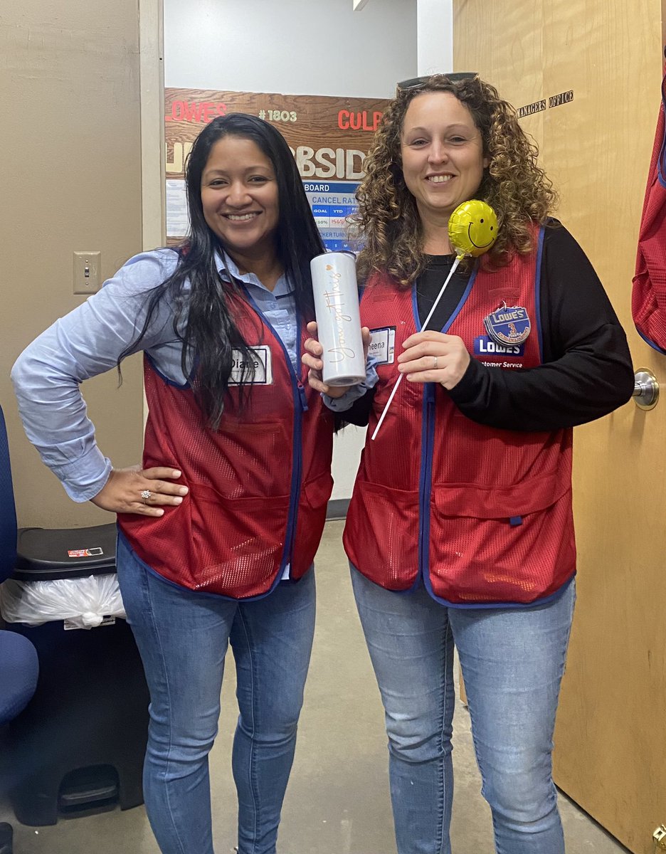 Diane Schroder (@dlschroder) on Twitter photo Promotion Alert!! 🎉🎊🥳🥳
Congratulations to Sheena! Our new Outside Lawn and Garden Supervisor! So proud of you!#womanpower #WomenInLeadership #allin #GirlPowe💪👸🏽<a href="/BenitoKomadina/">Benito.Komadina@Lowes</a> <a href="/ShuellWilliam/">William Shuell</a> <a href="/BellAnyae/">Anyae Bell</a> <a href="/ScottOToole10/">Scott OToole</a> @meronH1290 @GotoLowes Promotion Alert!! 🎉🎊🥳🥳
Congratulations to Sheena! Our new Outside Lawn and Garden Supervisor! So proud of you!#womanpower #WomenInLeadership #allin #GirlPowe💪👸🏽<a href="/BenitoKomadina/">Benito.Komadina@Lowes</a> <a href="/ShuellWilliam/">William Shuell</a> <a href="/BellAnyae/">Anyae Bell</a> <a href="/ScottOToole10/">Scott OToole</a> @meronH1290 @GotoLowes