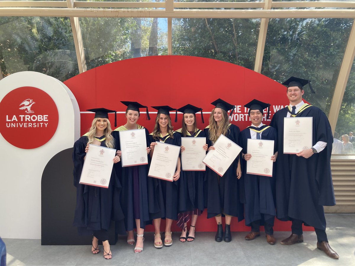 Bittersweet celebration with <a href="/neurodana/">Dana Wong</a> yesterday <a href="/latrobe/">La Trobe University</a> as most of our last #neuropsychology Masters cohort graduated. All employed and/or enrolled in higher degrees, all amazing clinicians and bloody fabulous humans.
