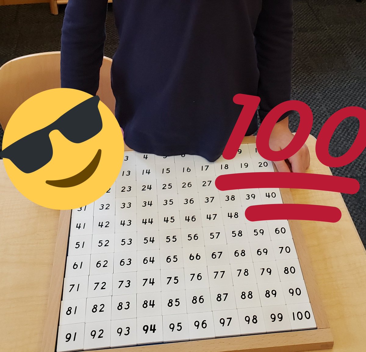 CaedmonMixed's tweet photo. Hundreds Board Completed!  #CaedmonMath #CaedmonMontessori https://t.co/zkaZUaSMPG