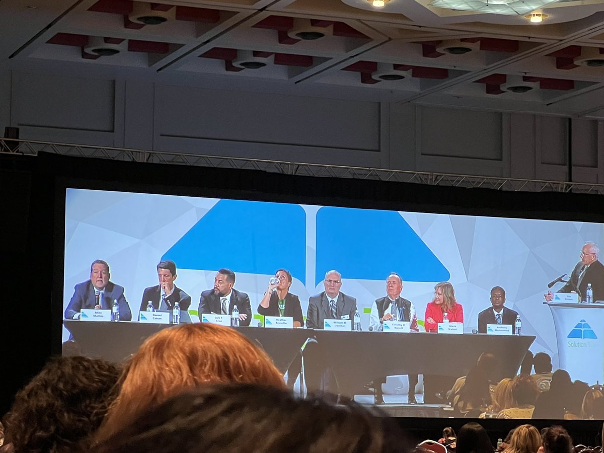 CCPrincipalKing's tweet photo. Great Q &amp; A session to end our first day at PLC at Work.  Great insights from today that will make us better.  @SolutionTree #WeRMV #PLC https://t.co/2MBN1MTGen