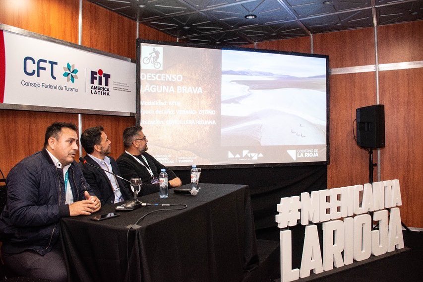 joserosaok's tweet photo. La Rioja siempre sorprende con grandes aventuras y experiencias a quienes nos visitan. Hoy con el equipo de la @SecTurLaRioja presentamos en la @feriadeturismo “Nuevas Rutas de Aventuras en La Rioja” con el fin de acrecentar la oferta de turismo aventura de la provincia. https://t.co/tVZsRpshzK