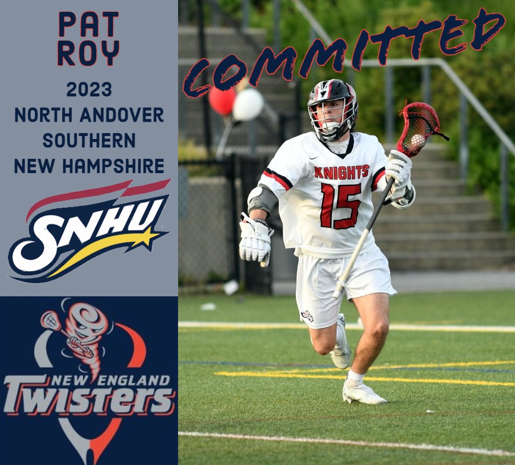 netwisters's tweet photo. Congratulations to 2023’s Matt and Pat Roy (North Andover) on their commitment to SNHU! 

@NELaxJournal @bostonlaxnet @penmenlacrosse @NA_Athletics @NorthAndoverLax https://t.co/ul3YizYQpD