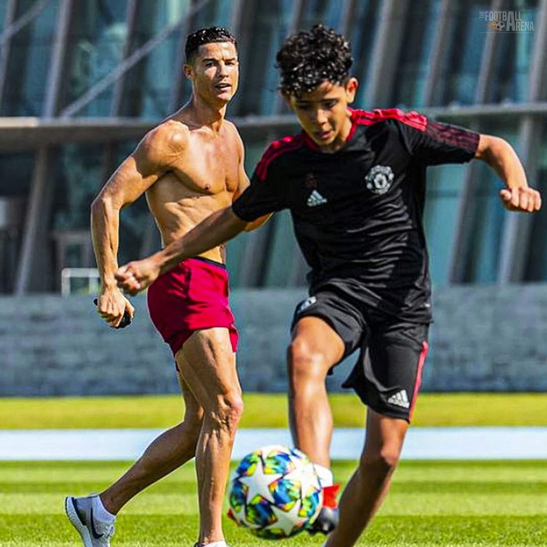 FrankKhalidUK's tweet photo. Cristiano Ronaldo Jr this season:-

6 games played
10 goals scored
5 assists provided.

Like father like son. https://t.co/WNPHTgajiA