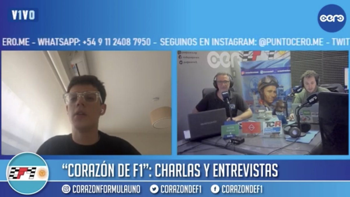 Corazondef1's tweet photo. 🛑 ENTREVISTA A IGNACIO MONTENEGRO 🇦🇷
👥 “Es una oportunidad única para mí y para mi futuro”
Nos comentaba hoy en #CF1Radio @ignamontenegro sobre su participación en los FÍA Motorsport Games
La nota completa acá ▶️ https://t.co/fC3kPfmxYZ https://t.co/dJ8GhpQ1PS