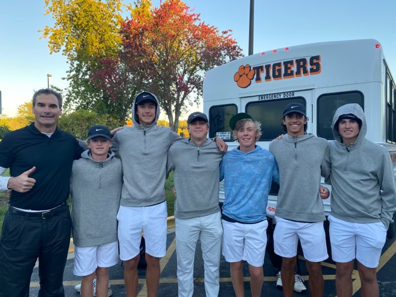 Congrats to our Boys Golf team….heading to State! Great job today, guys!