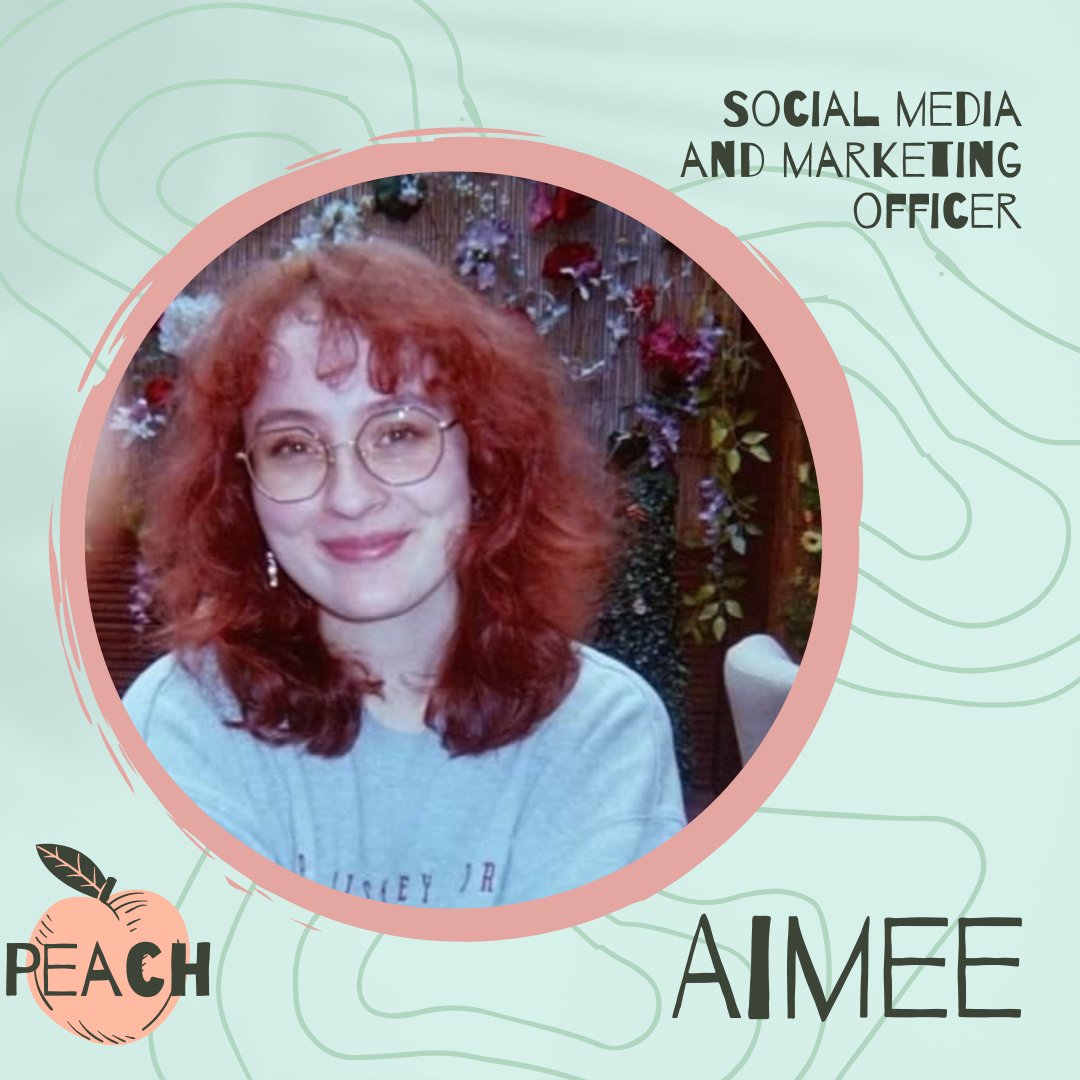 Introducing our new committee!

"Hi all! My name is Aimee (she/her/they/them) and I am the second half of the social media and marketing hive mind 😉I am really interested in Art and creativity, so I’m thrilled to be part of such a creative peachy community!🍑"