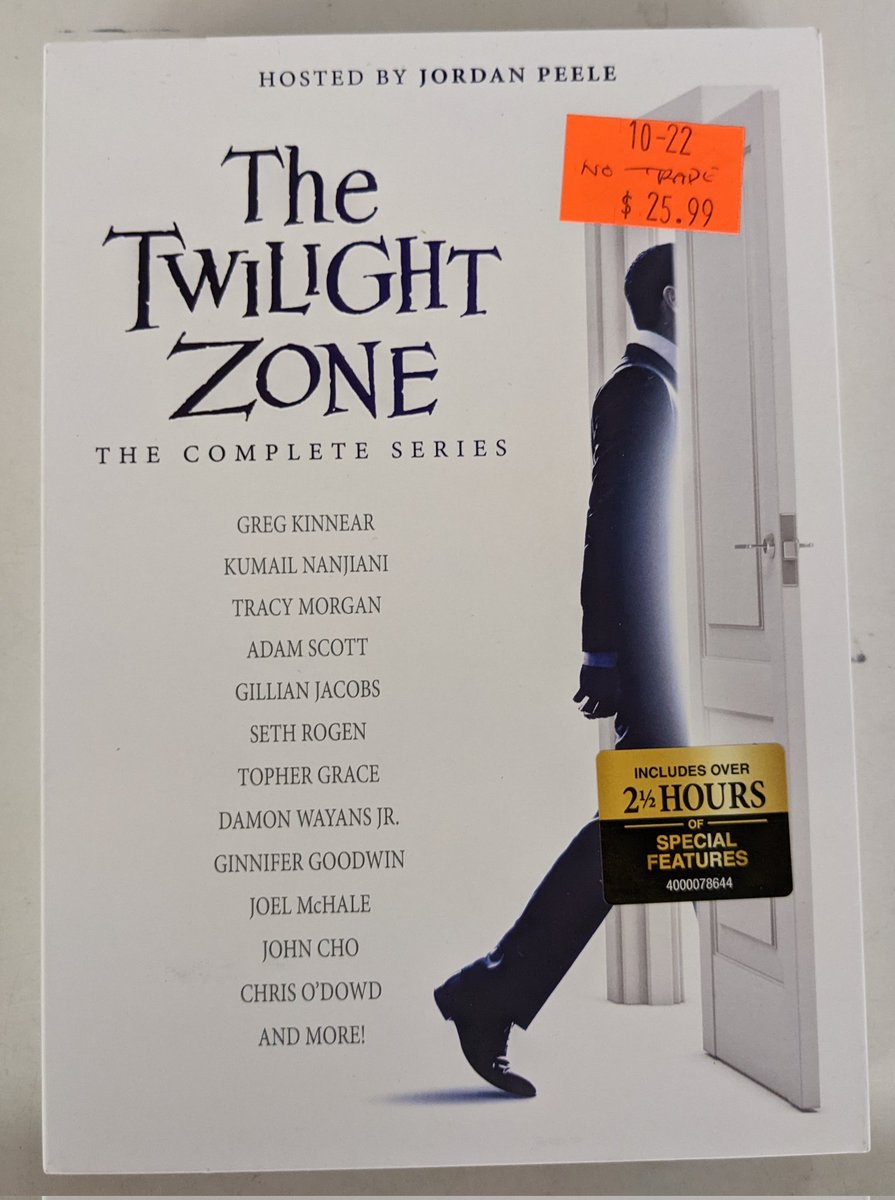 collectedge's tweet photo. 1/2: With #Halloween just around the corner, this week's #MovieMonday is a hoot of horrific proportions, with steel books and collector set 4K remasters of Fright Night and Army Of Darkness, the complete Dexter on Blu-ray, and @JordanPeele's @TheTwilightZone on DVD! https://t.co/E8ad9vpZ6W