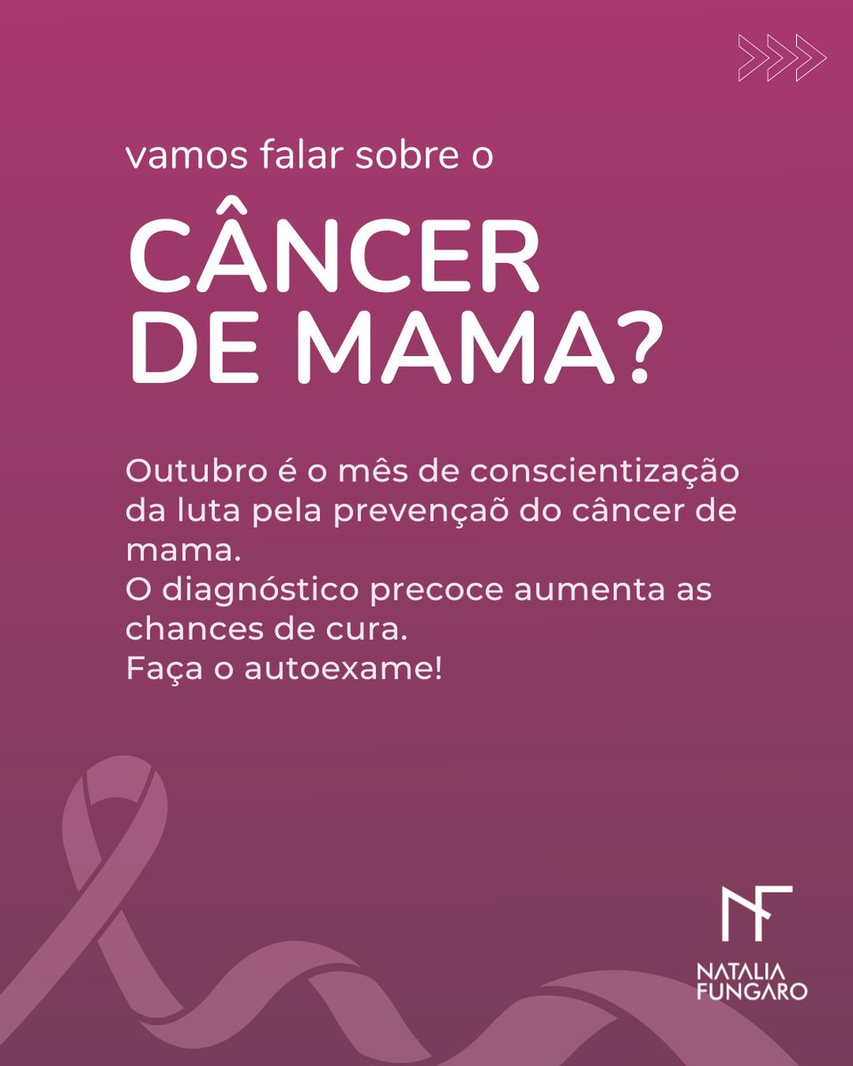 ManagementNF's tweet photo. Outubro é o mês da conscientização da luta pela prevenção do Câncer de Mama, e a gente queria aproveitar pra te lembrar de realizar o autoexame das mamas! É rapidinho e pode ajudar a prevenir essa doença.

#OutubroRosa #CancerDeMama #SaudeDaMulher #Saude #Prevencao #NFManagement https://t.co/8gQCWPuzqI